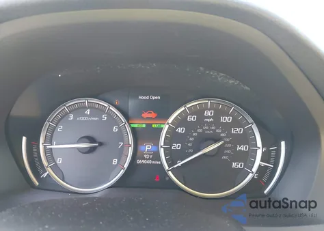 2018 Acura Mdx z USA, uszkodzony, nr VIN 5J8YD4H38JL014422